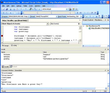 Client Side Script Debugging In Asp Net - Mountain Arts - Classic Ultra HD Collection