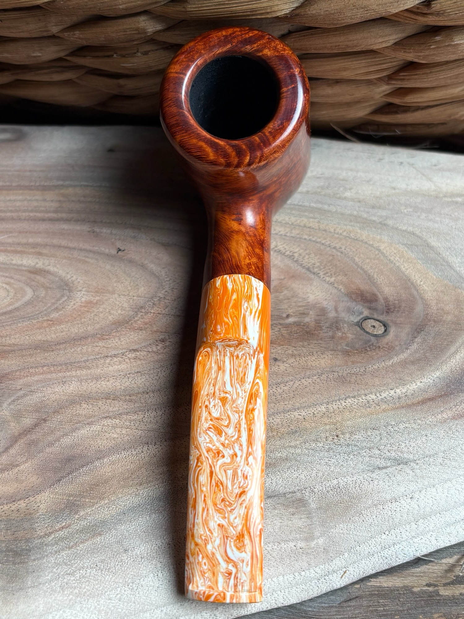Briar #22 Creamsicle Bent Billiard (Sold)