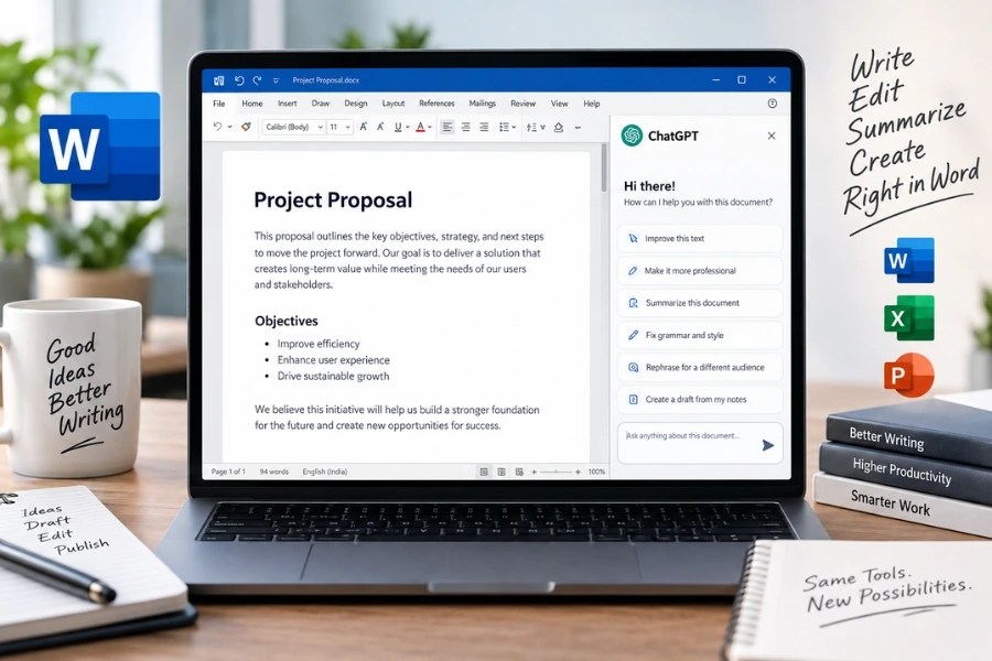ChatGPT in Microsoft Word