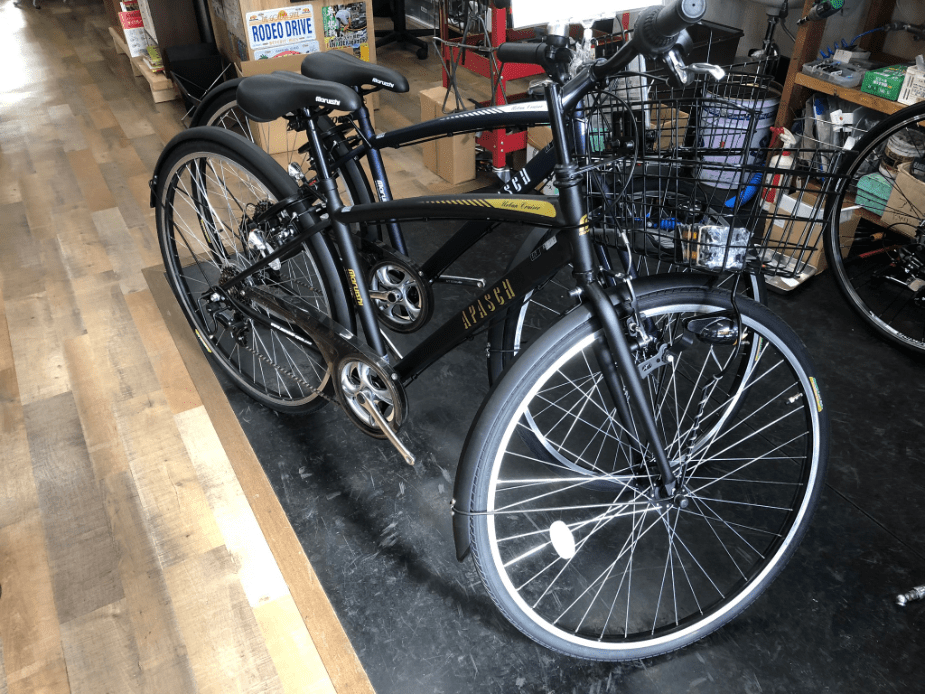 値引不可】クロスバイク 丸石 APASCH 6段変速 オートライト