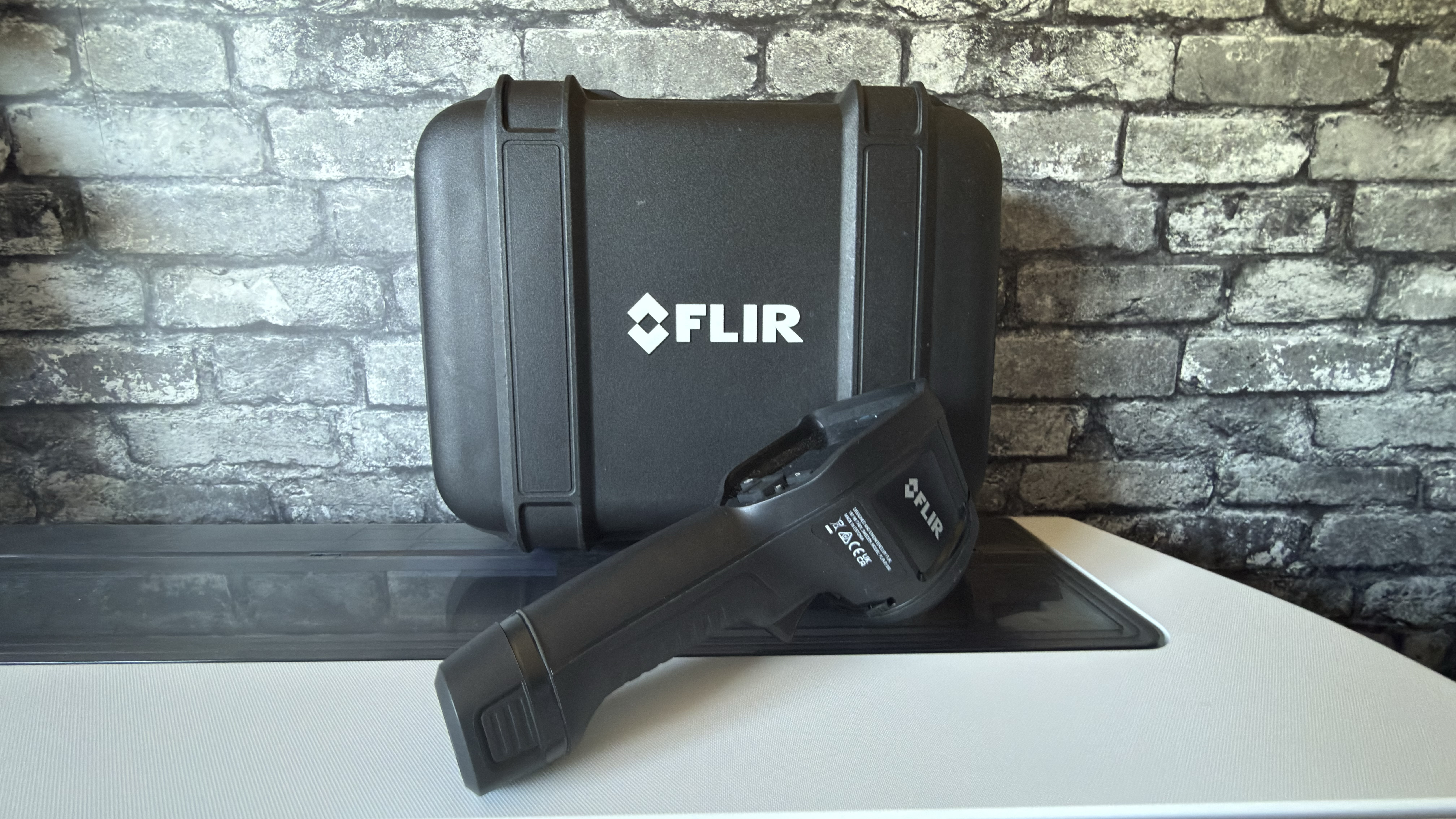 FLIR E8 Pro thermal camera and case used by Bearsted Inspections