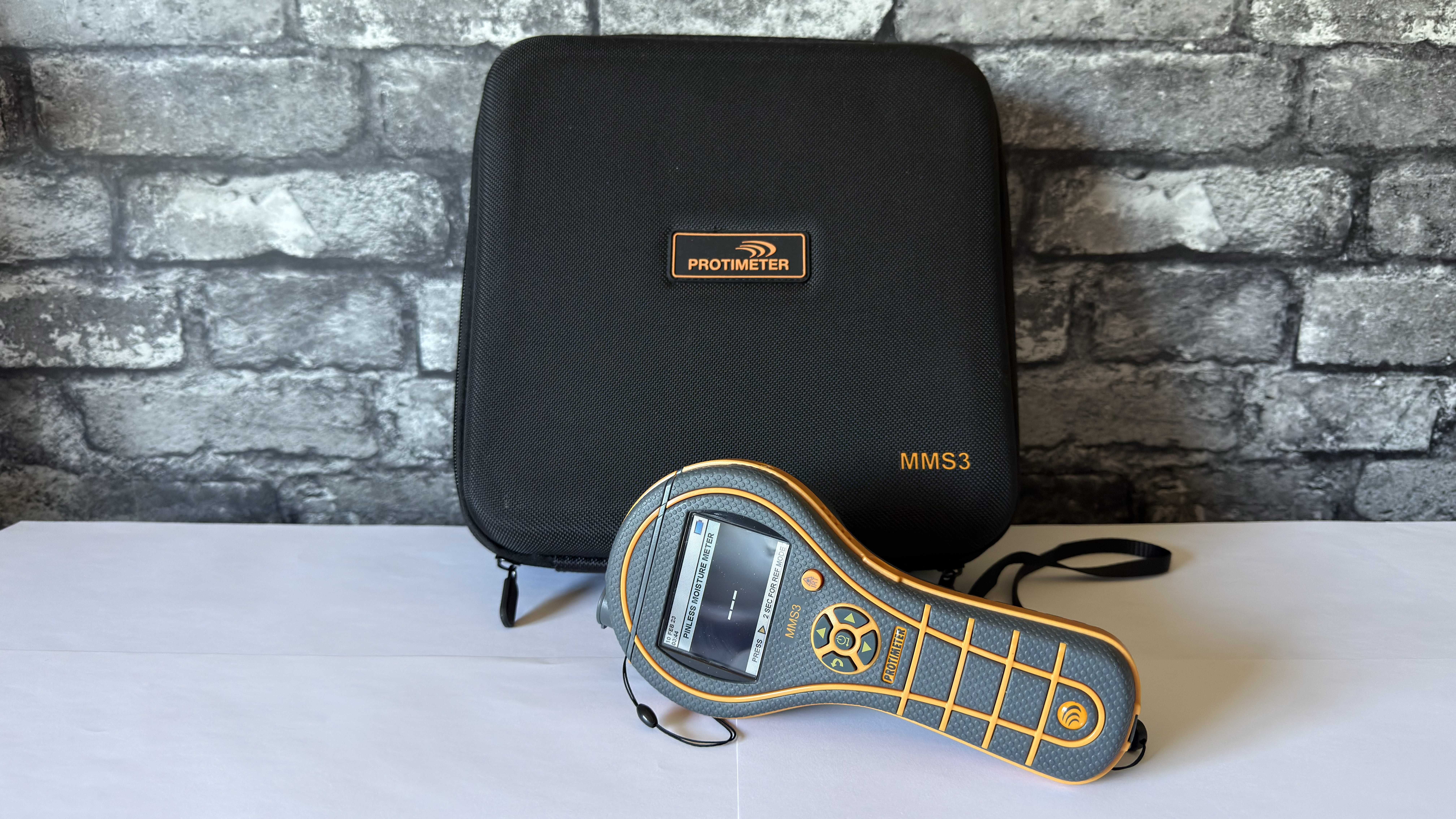 Protimeter MMS3 moisture meter and case used by Bearsted Inspections