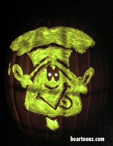 Bearman-Cartoons-Pumpkin Animated Lit