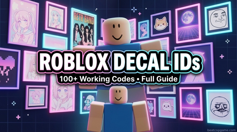 110 Roblox Decal IDs July 2026 Aesthetic Anime Horror Working Codes Roblox Decal IDs 