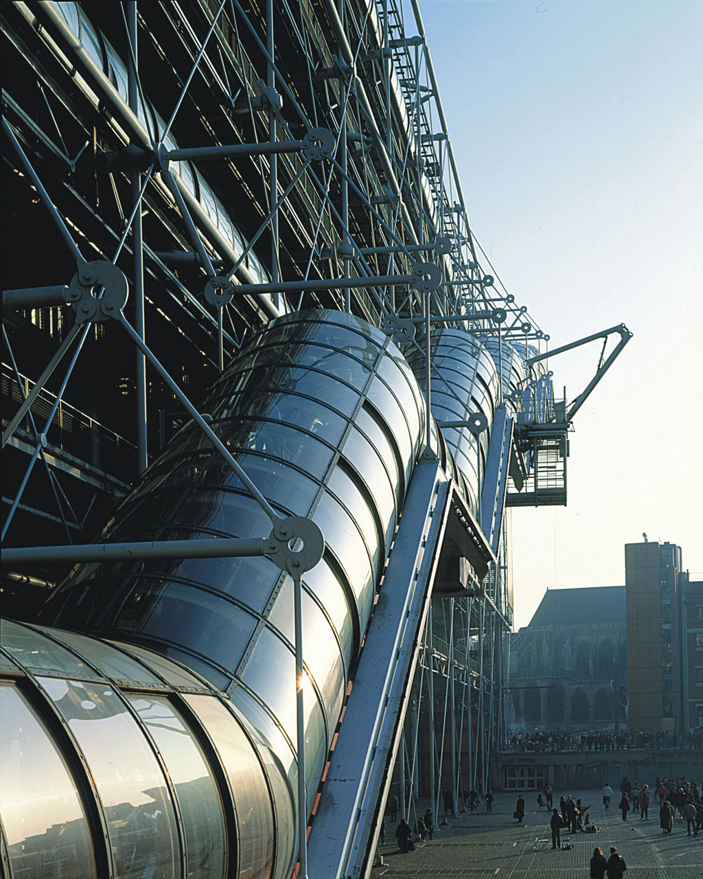 Centre Georges Pompidou 1971-1977, Paris, France © Ph. Michel Denancé, site de Renzo Piano