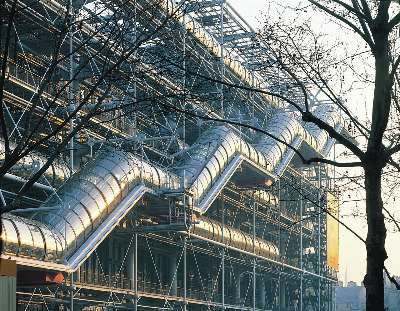 Centre Georges Pompidou 1971-1977, Paris, France © Ph. Michel Denancé, site de Renzo Piano