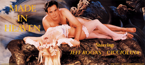 Made in Heaven lithograph billboard 125 x 272 inches 317.5 x 690.9 cm © Jeff Koons Edition of 3 plus AP 1989