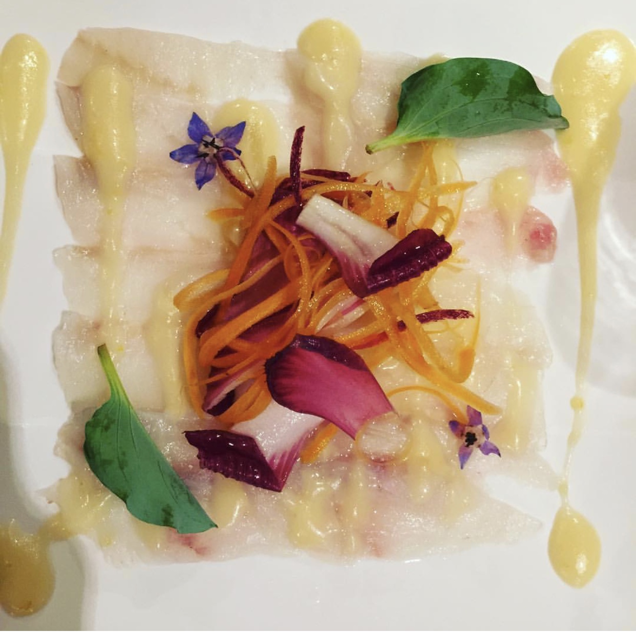 Carpaccio of Turbo at La Lune