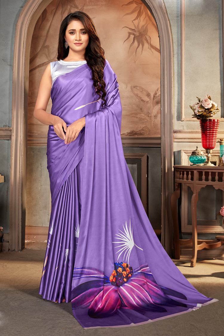 The Enchanting World of Purple Sarees: A Guide for Every Woman