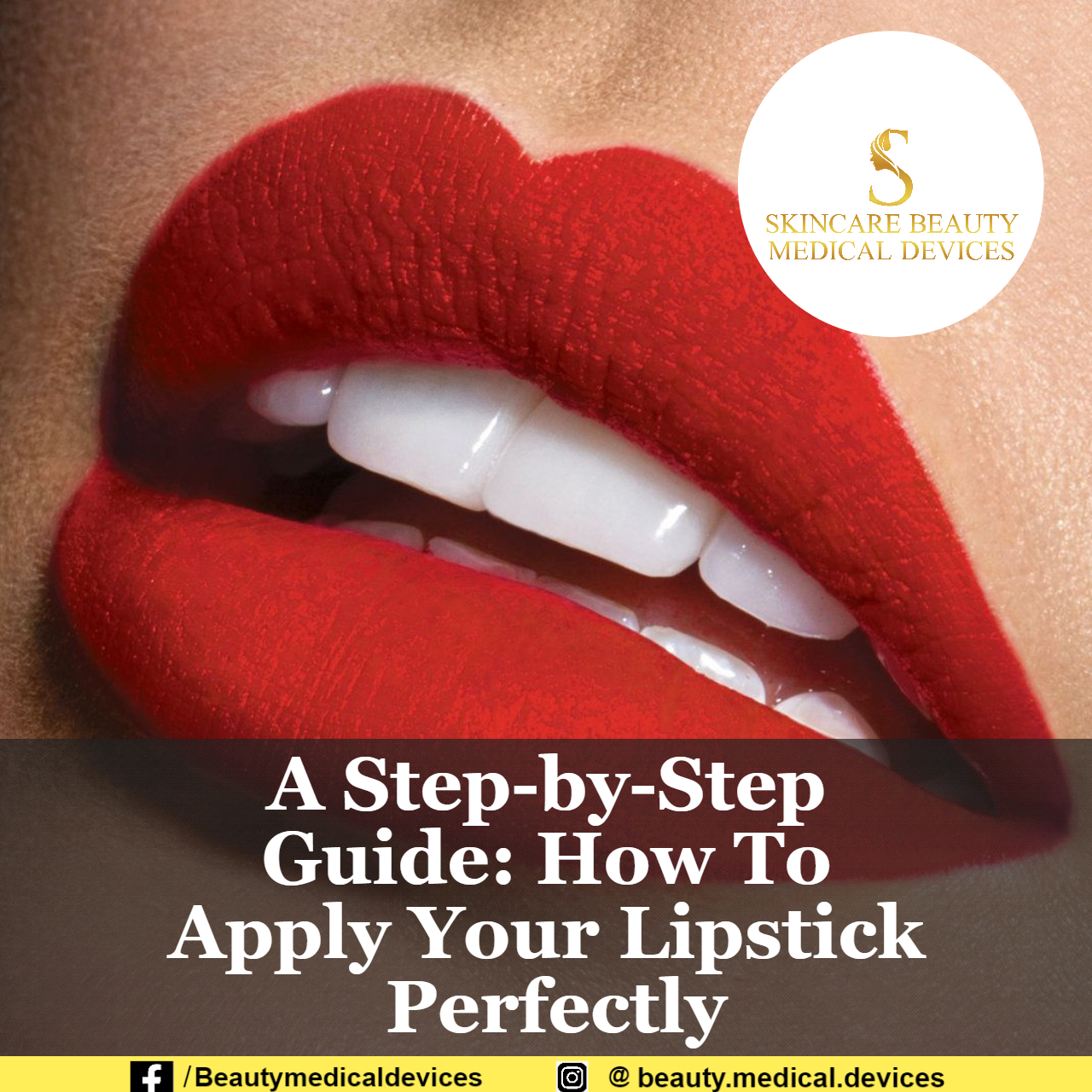 A step-by-step guide: how to apply your lipstick perfectly
