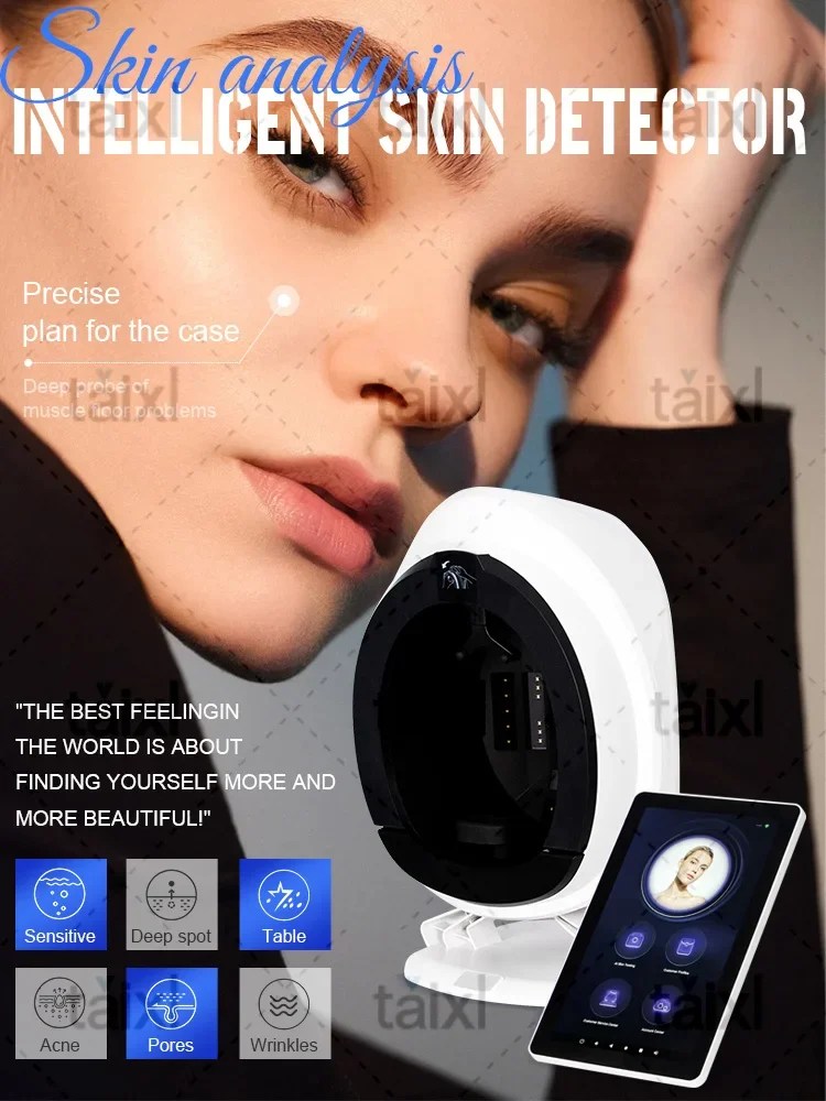 AISIA Q1 3D AI Facial Skin Analyzer 8 Spectrum Professional Skin Diagnosis Beauty Salon Equipment for Skin Problem Detection