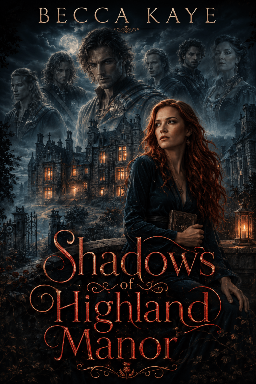 Cover of Shadows of Highlande Manor by Becca Kaye