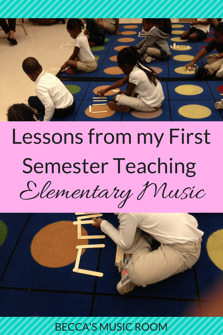 Lessons from my First Semester Teaching Elementary Music. The first few months have been fun and eventful! Check out what I learned, and hopefully something will help you! Becca's Music Room.