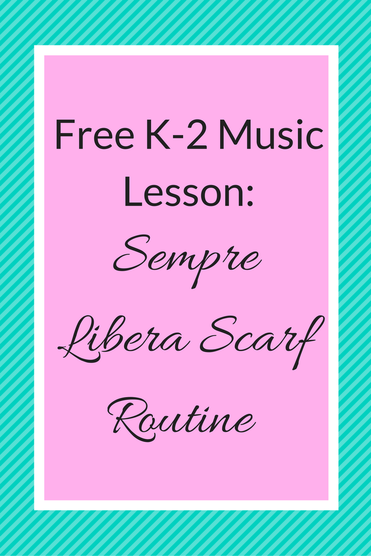 Free K-2 Music Lesson: Sempre Libera Scarf Routine. Becca's Music Room. A fun scarf routine to help teach my kindergarteners, 1st graders, and 2nd graders about opera. This piece is from La Traviata. Super fun opera scarf lesson!
