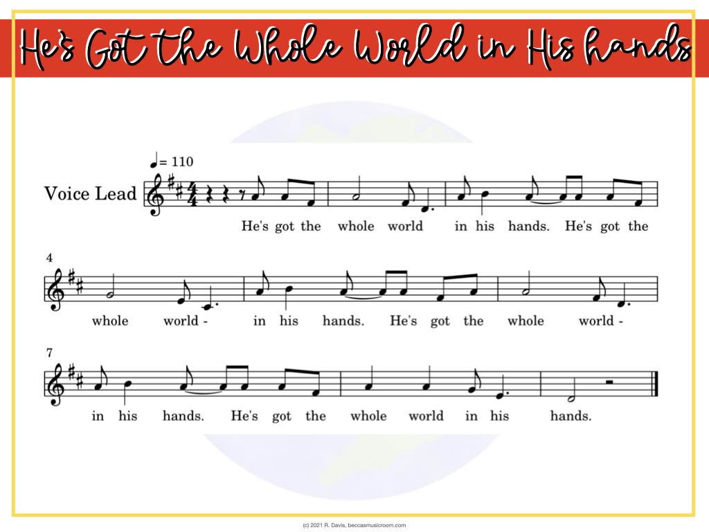 Spirituals for elementary music lessons. These spritituals are person for teaching general music lessons including rhythm, melody, tempo, and more! Perfect for Black History Month Music lessons. Becca's Music Room