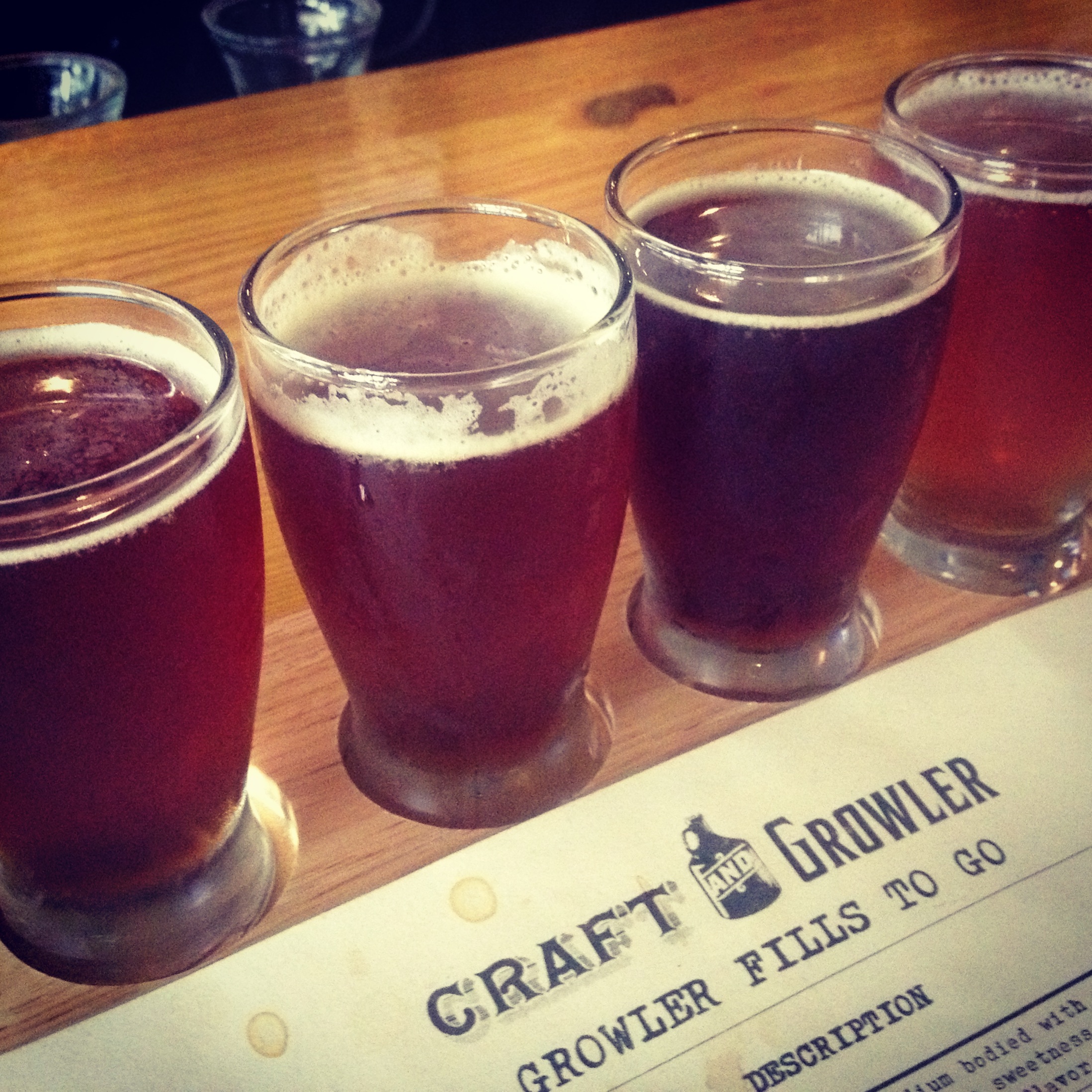 This is our new favorite spot for trying new brews.