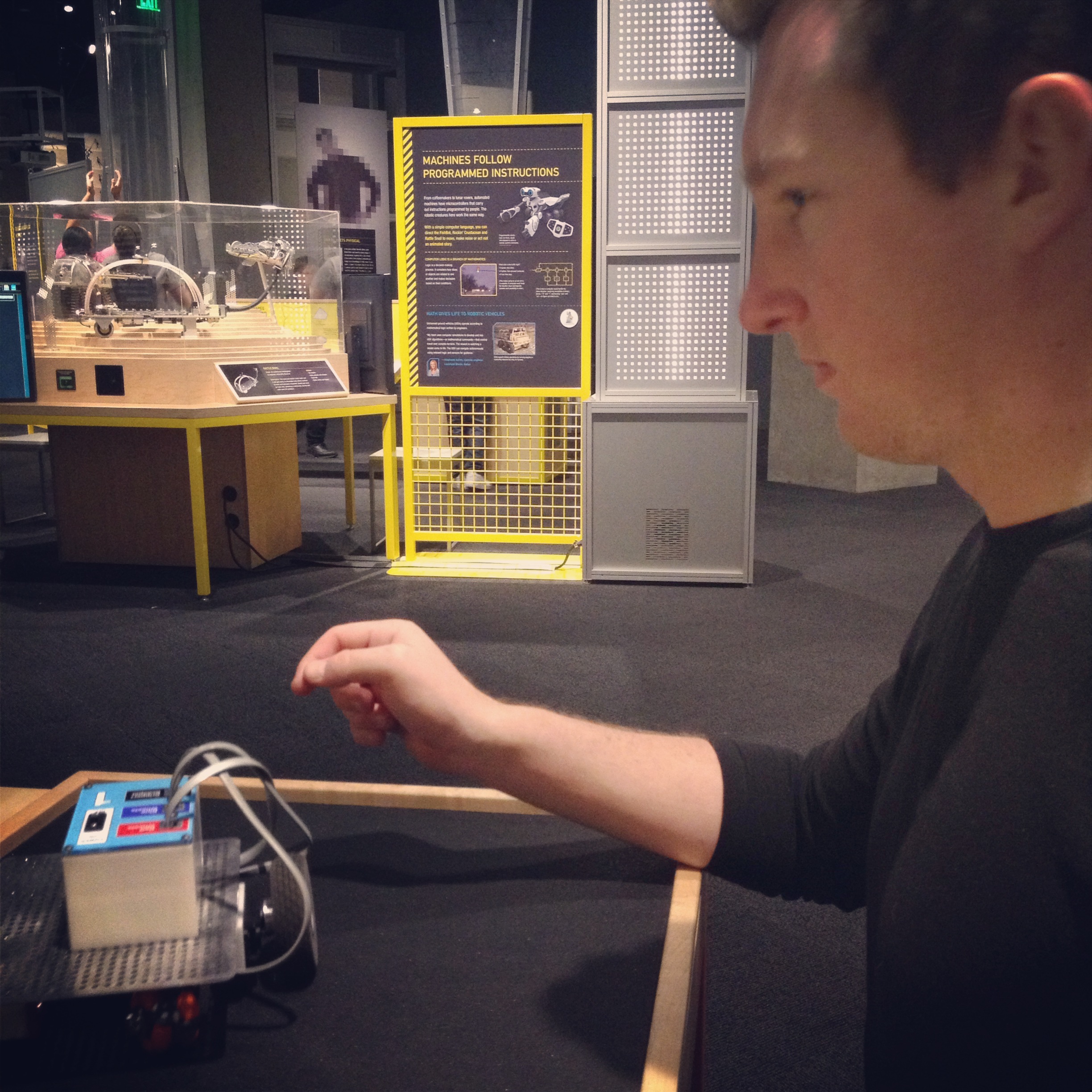 Brian, however, favored the robots and all things science-y. (That is a word according to me).