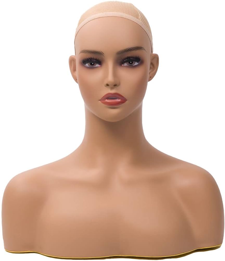 Display Mannequin Dummy Head with Full Shoulder