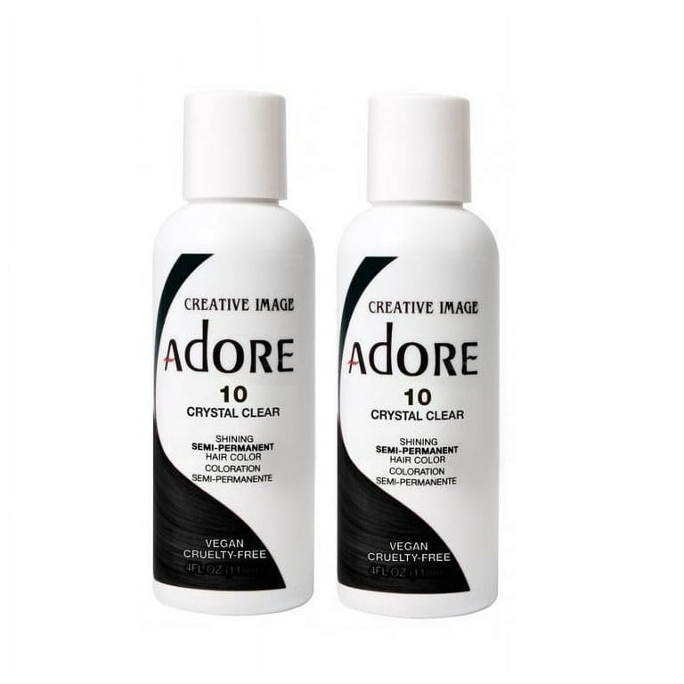 Adore Semi Permanent Hair Color 10 CRYSTAL CLEAR.