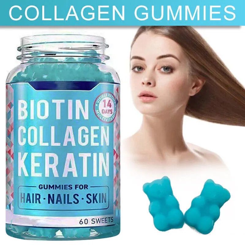 Biotin Gummies with Collagen, Keratin and Vitamins