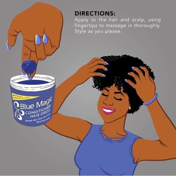 Blue Magic Conditioner Hair Dress Original 12 oz