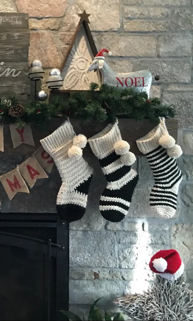 Farmhouse Christmas Stocking