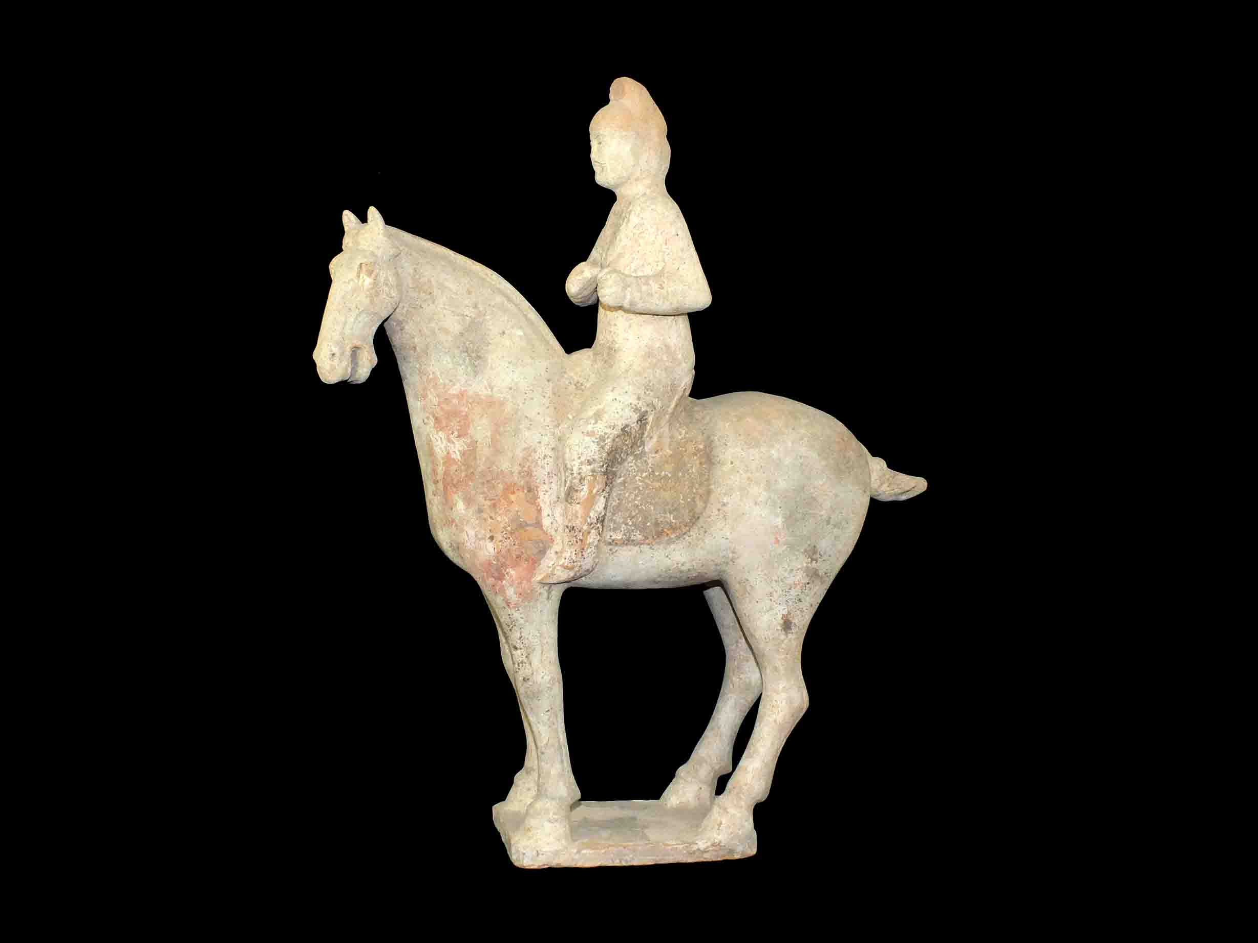 Tang Horse with Rider Becker Antiques Amsterdam