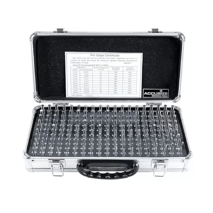 Class ZZ Pin Gauge Set, 0.061" to 0.250",
