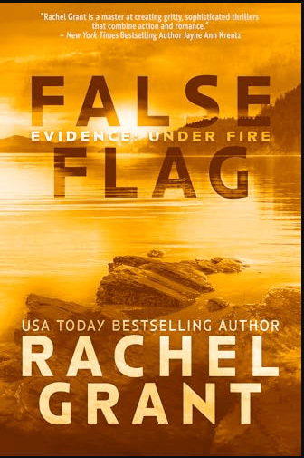 cover of false flag by rachel grant.
