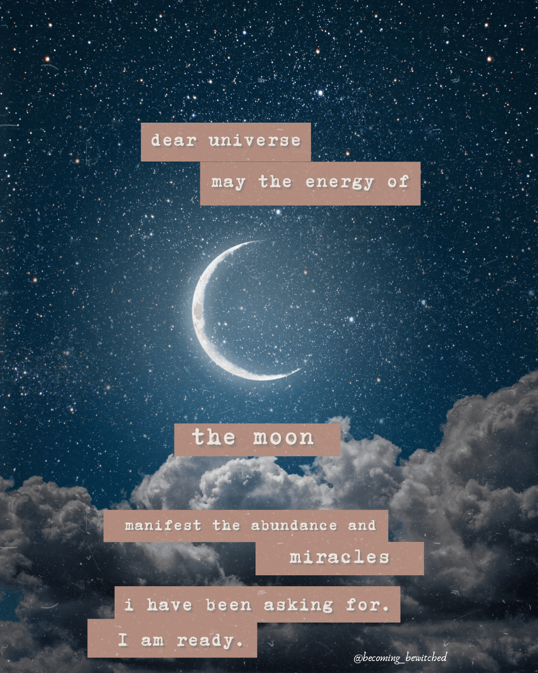 Moonwater Intention Setting