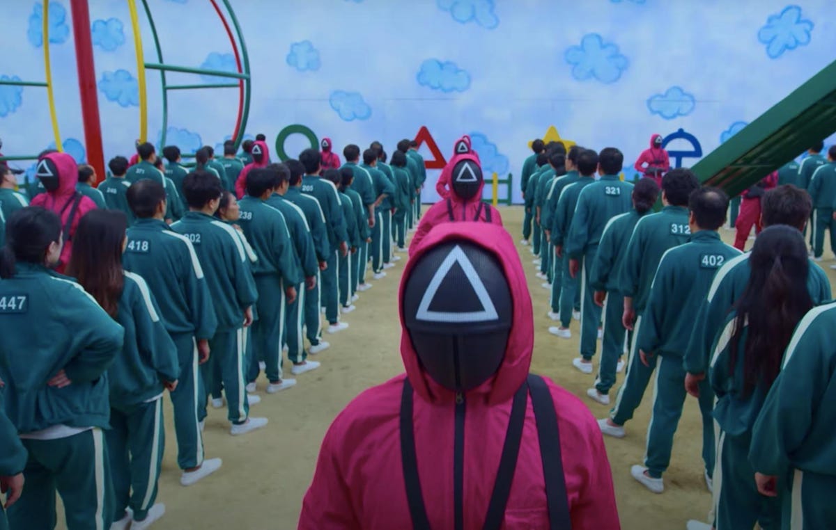 Of Squid Game Circle Triangle And Square Becoming The Muse Squidgame 01 