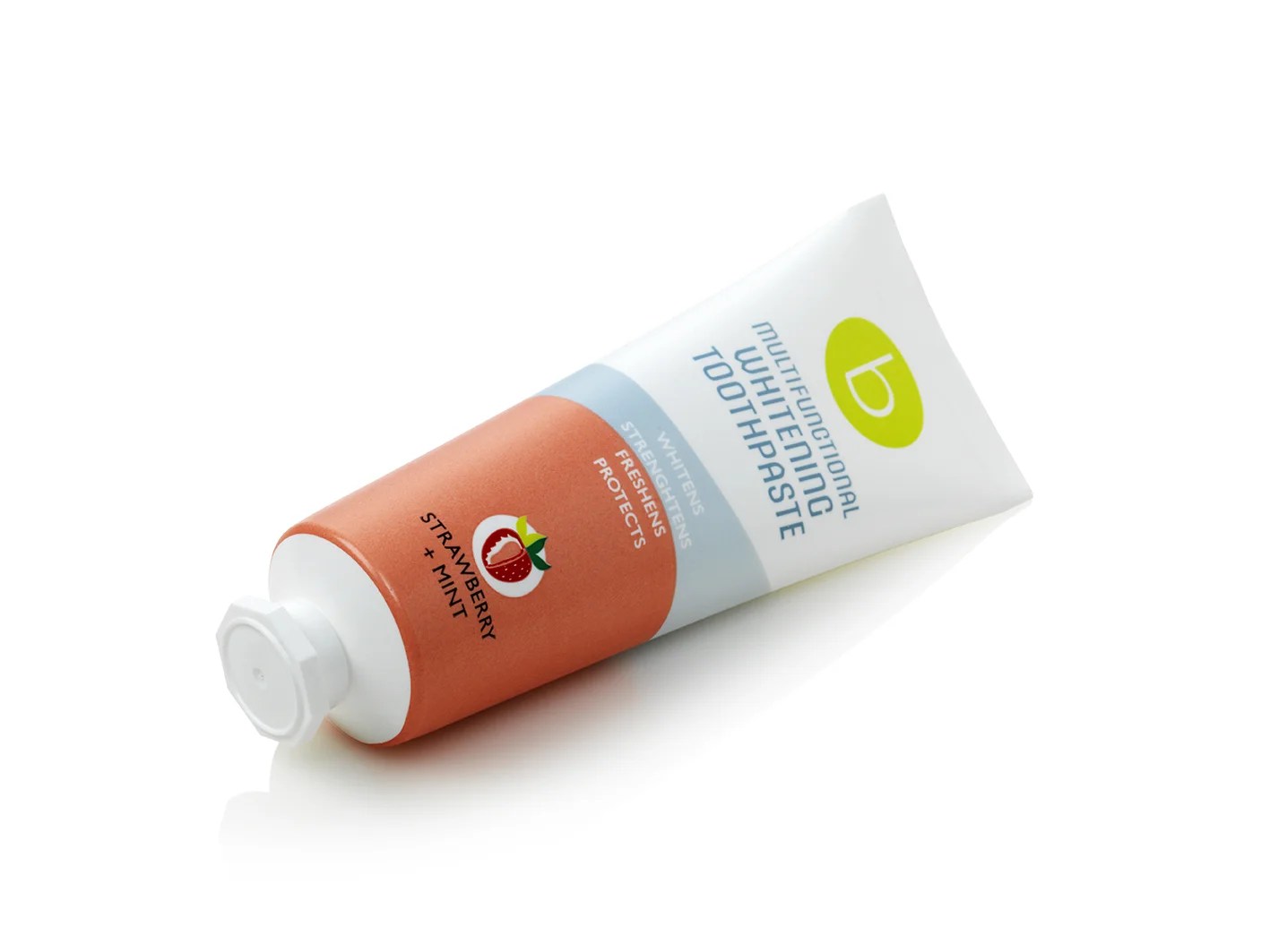 Multifunctional whitening toothpaste strawberry+mint