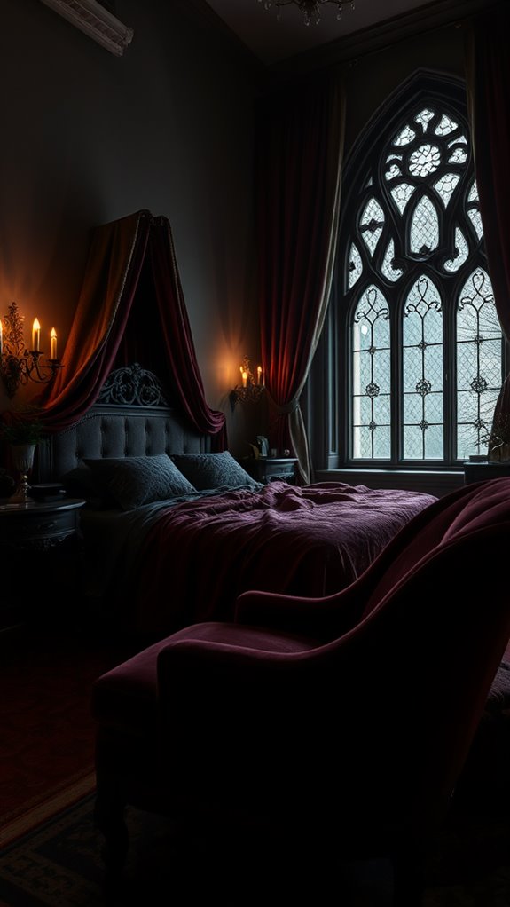 45 Gothic Bedroom Ideas for a Romantic and Dramatic Atmosphere 13 various lighting methods explored