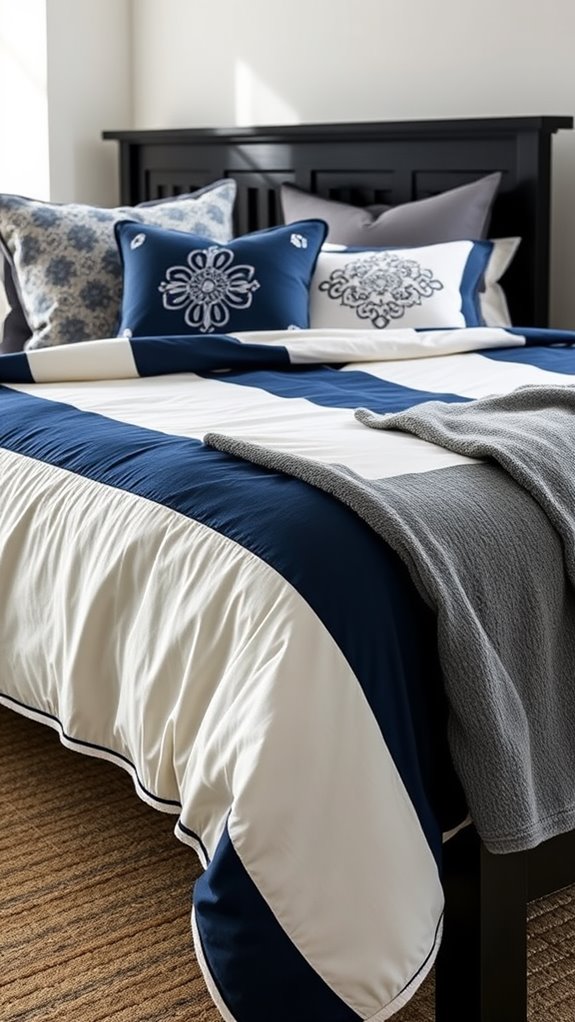 25 Bedding Set Ideas For Black Furniture 12 bold and vibrant patterns