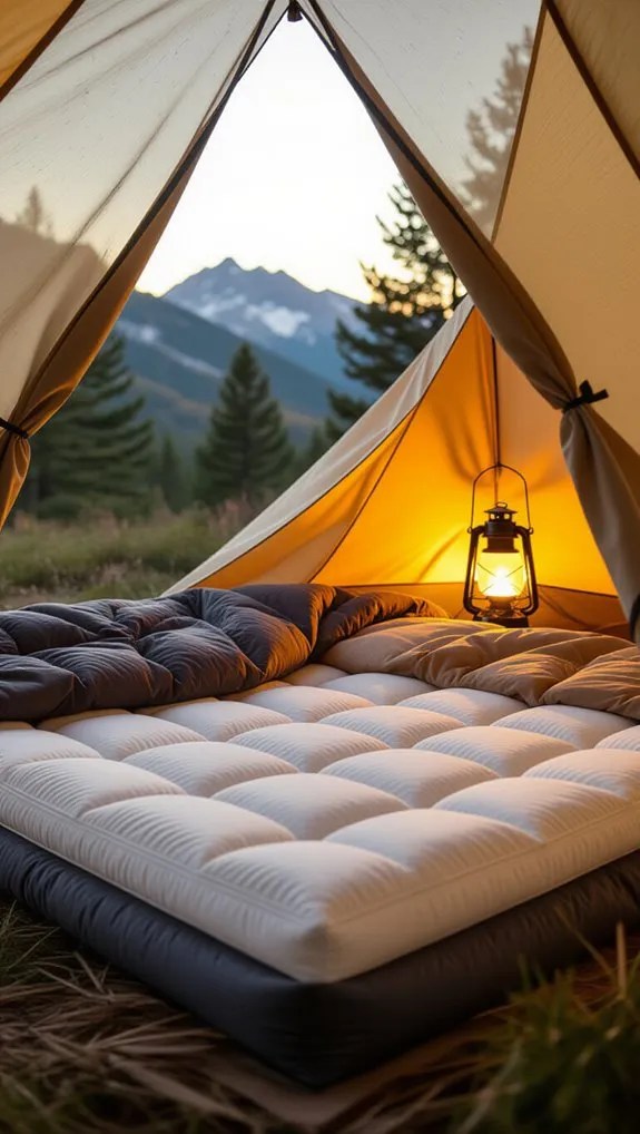memory foam topper increases warmth
