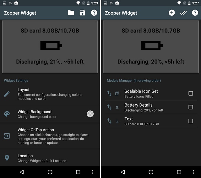How to delete zooper widget templates skylasem