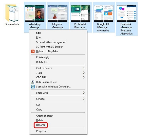 How To Batch Rename Files In Windows 10 And Older Windows Versions