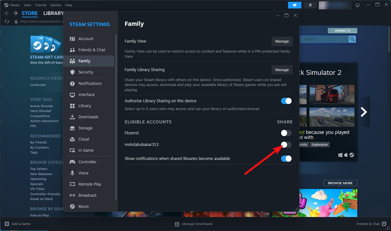 How To Share Games Using Steam Family Sharing Beebom Share Library 