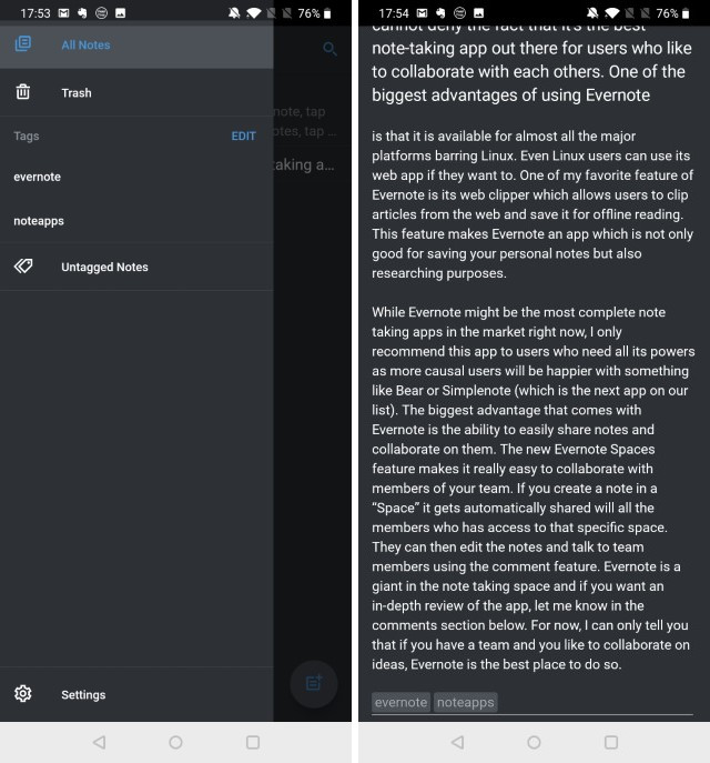 3. Simplenote зачем нужны заметки в телефоне