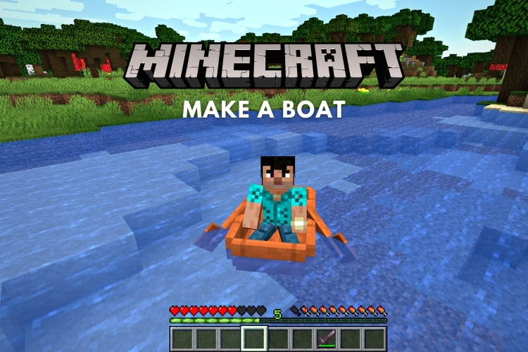 To make an oak boat, place 5 oak wood planks in the . How To Make A Boat In Minecraft In 2021 Easiest Method Beebom