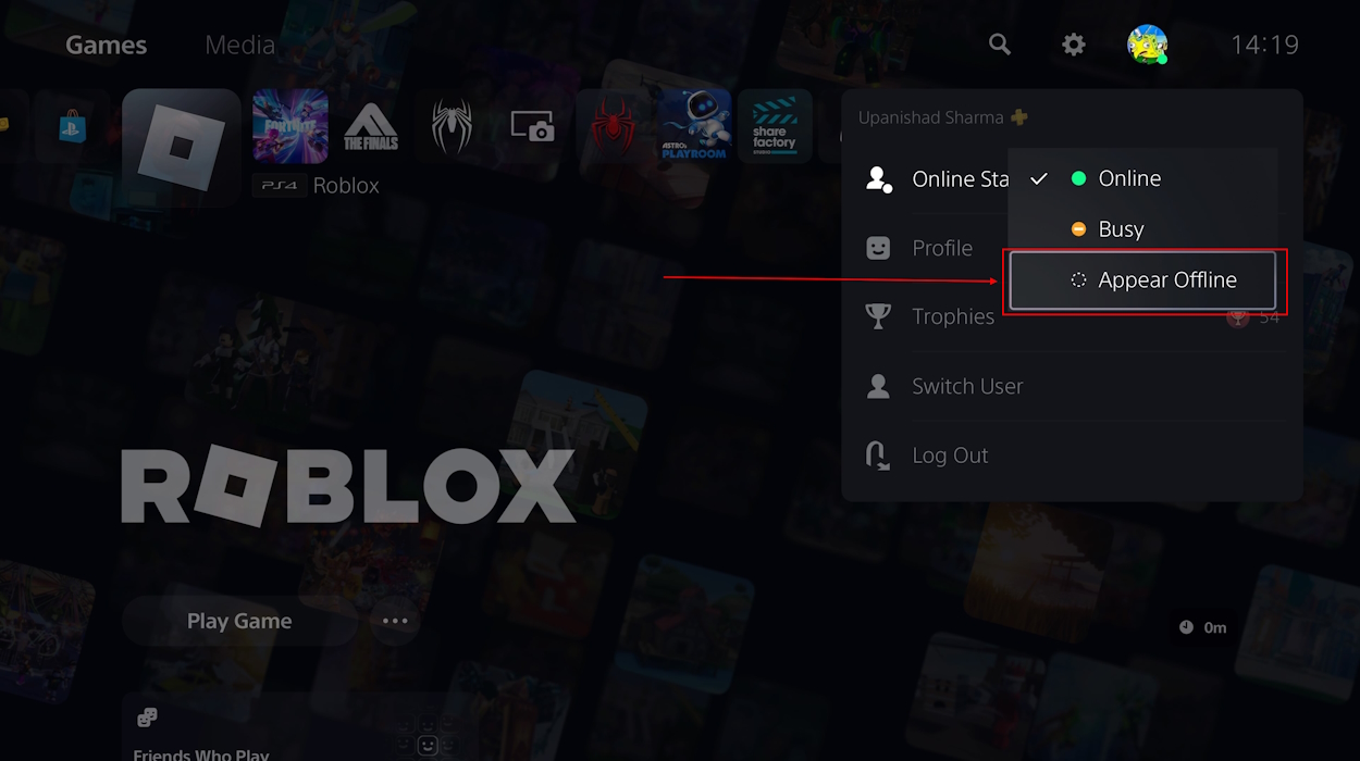 How To Appear Offline On Roblox 2024 Guide Beebom Appear Offline Button On PS5 