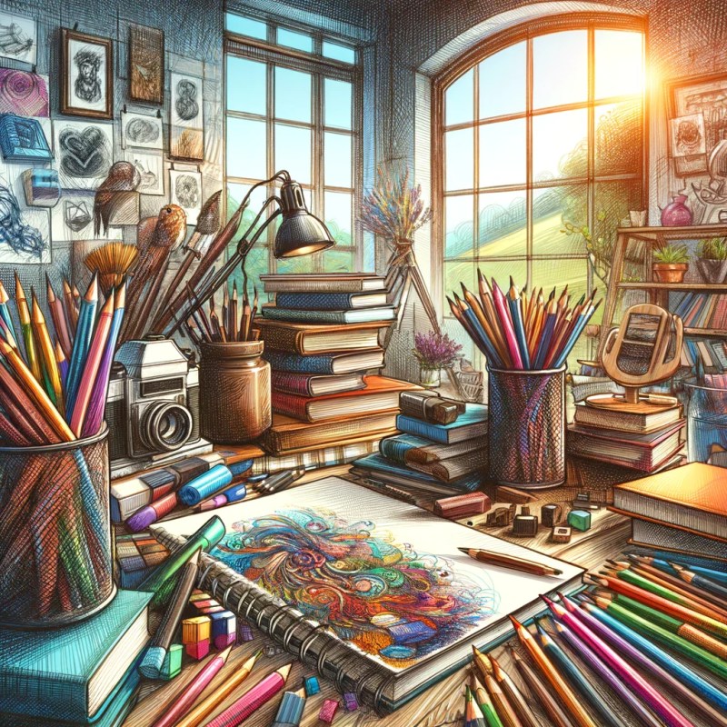 Drawing And Art Book - High Quality Mountain Picture - 4K