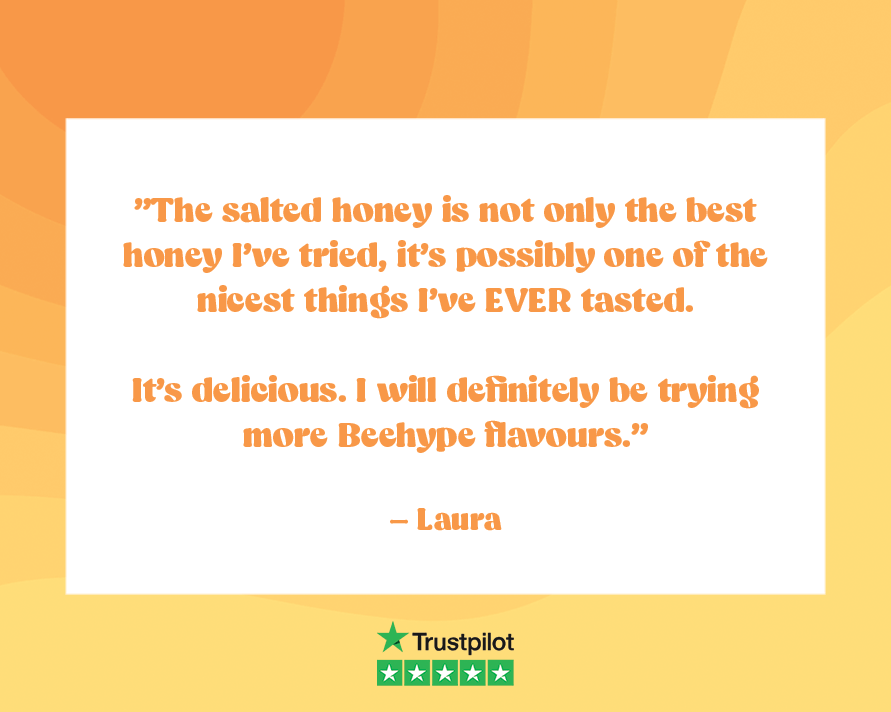 BeeHype 5 star review salted honey