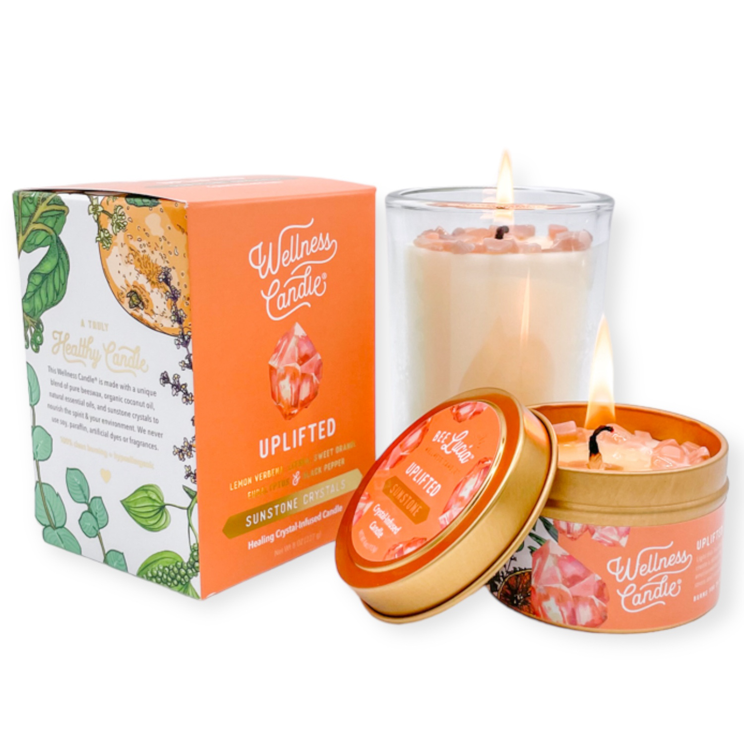 Uplifted Wellness Candle® - Bee Lucia Wellness Co.