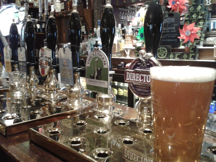 The well stocked bar