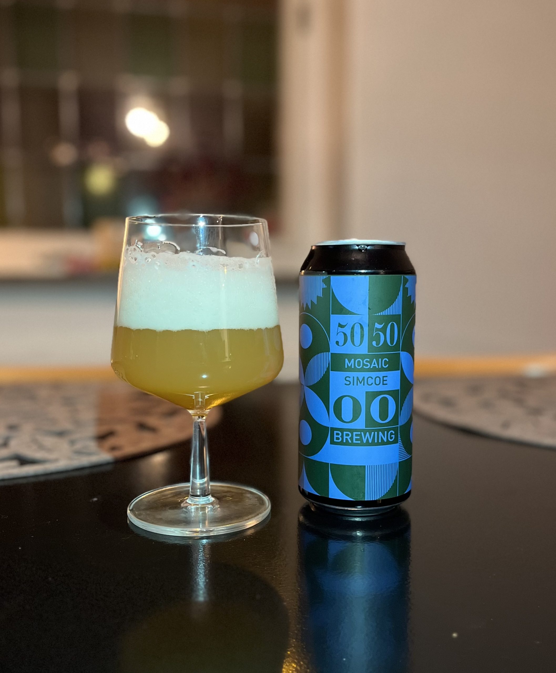 Läs mer om artikeln 50/50 Mosaic/Simcoe IPA