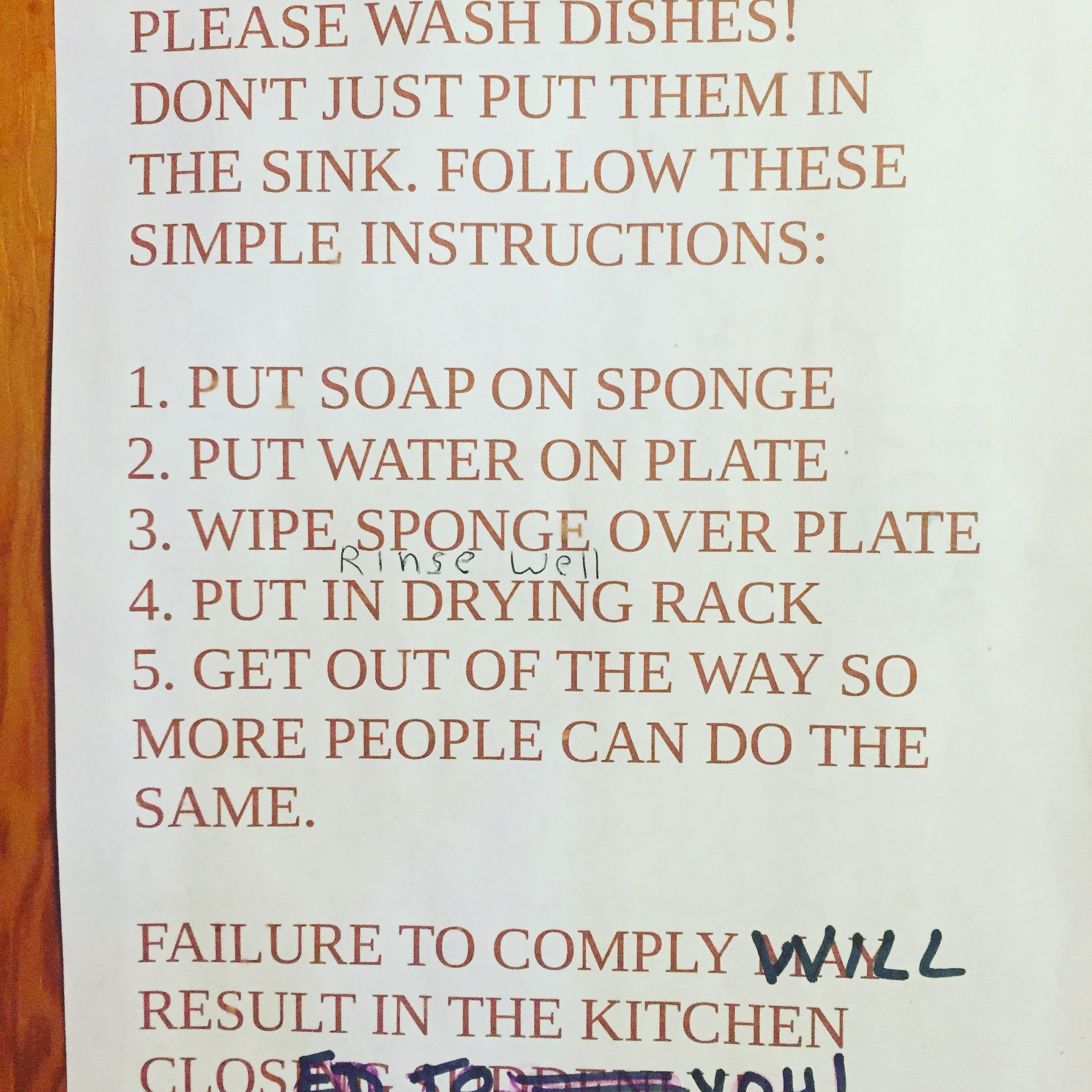 Communique from hostel in Moab