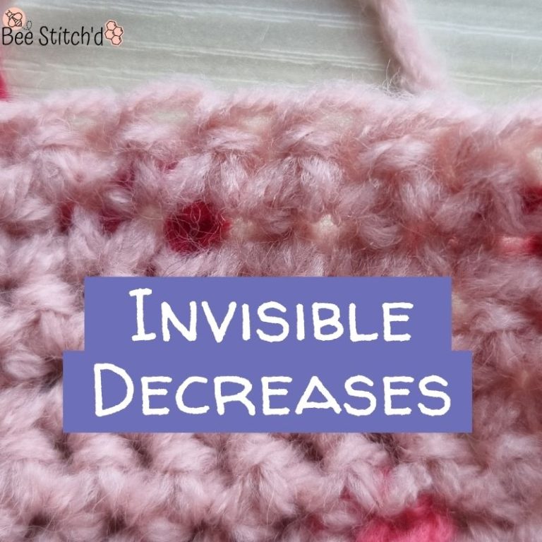 How To Do An Invisible Decrease Crochet Bee Stitch D - Download Incredible Vintage Pattern | 4K