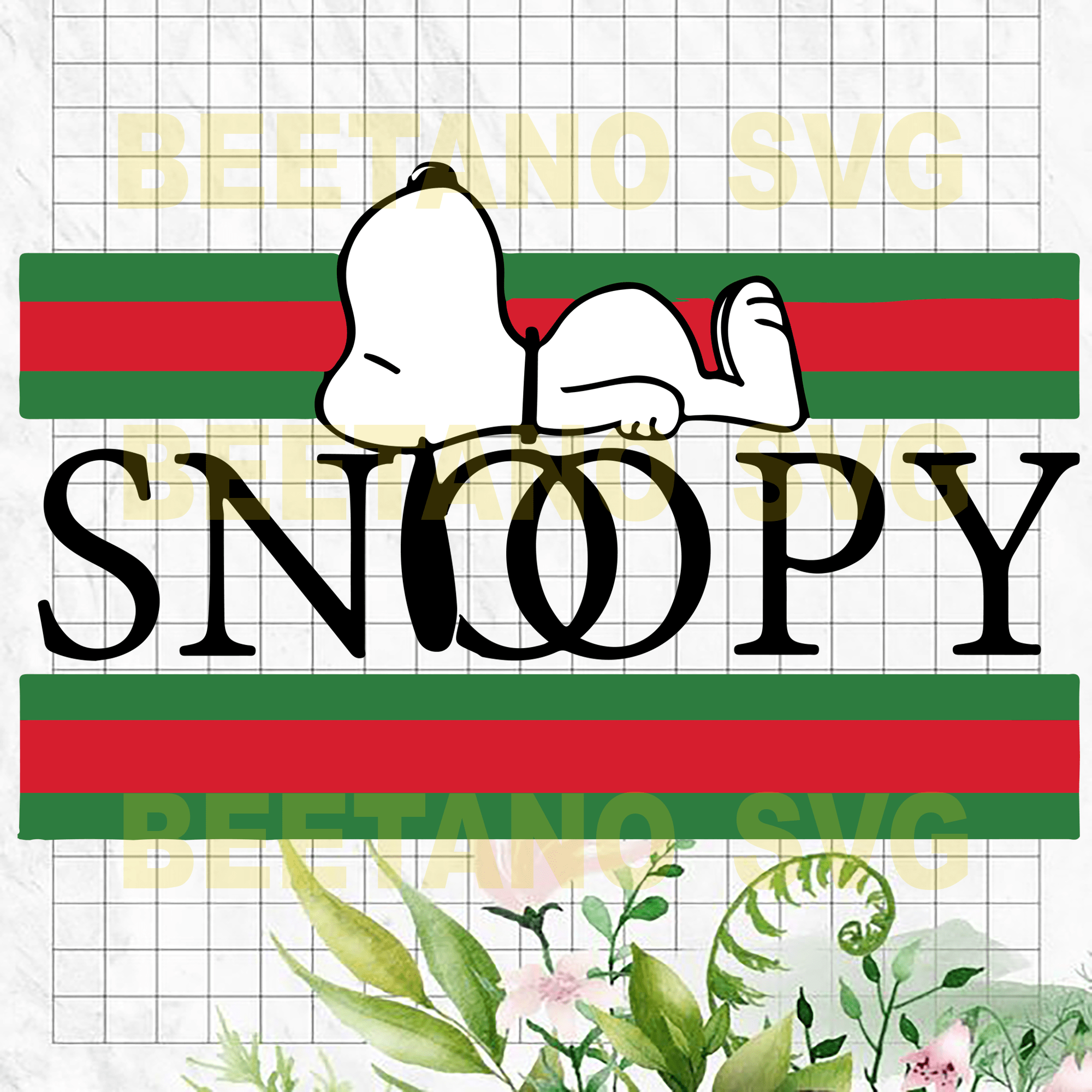 Terbaru Snoopy Svg Funny Snoopy Gucci Svg Files Snoopy Cutting Files For Cricut Svg Dxf Eps Png Instant Download Hight Quality Scalable Vector Graphics SVG PNG EPS DXF File