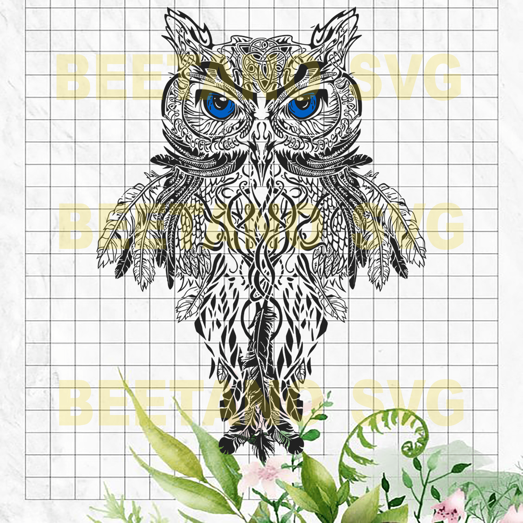Free Mandala Owl Svg Files Mandala Owl Cutting Files For Cricut Svg Dxf Eps Png Instant Download SVG Cut Files